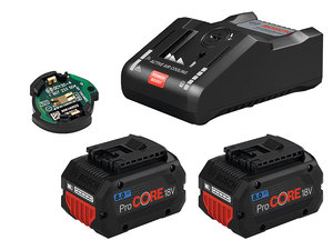 Комплект Bosch, 2 аккум.ProCORE18V 8.0Ah + ЗУ GAL 18V-160 C + GCY 30-4 (1600A016GP)