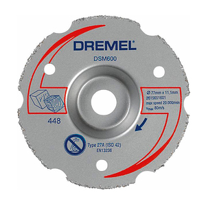 Многофункциональный отрезной круг для резки заподлицо, Dremel DSM600