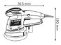Эксцентриковая шлифмашина, Bosch GEX 150 AC (0601372768)