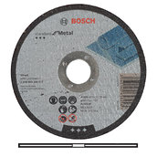 Круг отрезной по металлу Bosch, 125 х 2,5 мм (2608603166)