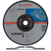 Круг шлифовальный по металлу, Bosch 230 x 6,0 мм (2608603184)