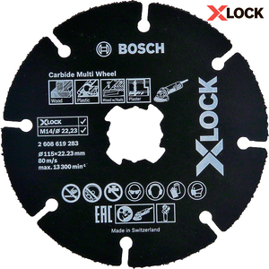 Универсальный твердосплавный круг X-LOCK Carbide Multi Wheel, 115 мм (2608619283)