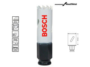 Коронка биметаллическая Bosch Progressor, 20 мм (2608584616)
