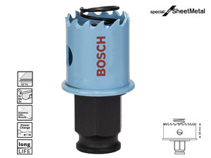 Коронка биметаллическая Bosch Sheet Metal, 25 мм (2608584784)