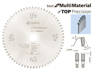 Циркулярный диск Bosch Best for Multi Material 216 мм, 64 зуб. (2608642097)